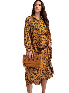361:  EASEL NWT DRESS GOLD (H20)